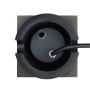 LED Maavalaisin GU10 neliö IP67 110x110x140 mm harmaa – läpikytkentä – kuva 5