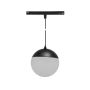 LED-pallovalaisin riippuva 48V -kiskoon 5W K3000 Ø100 mm – Musta – kuva 4