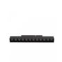 LED-ruudukkovalaisin kiskoon 12W K4000 48V 220 mm musta